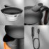Car Electric Kettle Insulation Cup Temperature Digital Display Cup Cover Large Handle Hot Water Kettle 12V 24V Universal 12V steel color