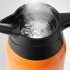 Car Electric Kettle Insulation Cup Temperature Digital Display Cup Cover Large Handle Hot Water Kettle 12V 24V Universal 12V warm orange