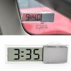 Car Electronic Clock Mini Transparent LCD Display Digital with Sucker Glass Car Ornaments Electronic clock