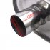 Car Exhaust Muffler  Stainless Steel Exhaust Tip  Flat Drum Single Pipe Inlet Outlet Exhaust Muffler Pipes  Straight Through Performance Muffler  Auto Parts XH 