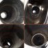Car Exhaust Muffler Stainless Steel Tailpipe Tips Straight Through Performance Double Outlet Exhaust Muffler Pipes Automobile Exterior Accessories XH EP052 SL s