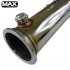 Car Exhaust Pipe Stainless Steel Downpipe For Volkswagen Golf MK5 MK6 2006 2010 white