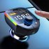 Car Fm Transmitter Bluetooth compatible Handsfree Calling Wireless Car Kit Stereo Mp3 Music Player Usb Charger black