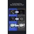 Car Fm Transmitter Bluetooth 5 0 Aux Handsfree Wireless Car Kit Dual Usb Car Charger Radio Mp3 Player black