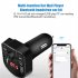 Car Fm Transmitter Bluetooth compatible Hands free Receiver Mp3 Stereo Music Player Dual Usb Fast Charger black