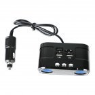 Car Fm Transmitter Bluetooth Hands-free Car Kit Mp3 Music Player Quick Charge Charger Cigarette Lighter black