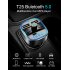 Car Fm Transmitter Car Mp3 Player Bluetooth 5 0 Receiver Dual Usb Car Charger U Disk Play Colorful