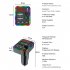 Car Fm Transmitter Cigarette Lighter Type Mp3 Player Bluetooth Hands free Car Kit Black