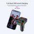 Car Fm Transmitter Cigarette Lighter Type Mp3 Player Bluetooth Hands free Car Kit Black
