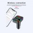 Car Fm Transmitter Cigarette Lighter Type Mp3 Player Bluetooth Hands free Car Kit Black