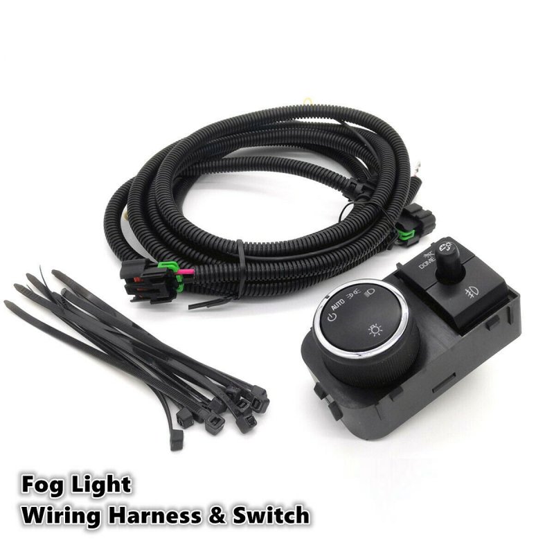 Car Fog Light Wiring Harness And Switch Fit For Chevy Silverado 07-14 25858705 Boxed