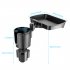 Car Food Holder Tray 360   Rotation Drink Holder Bracket Swivel Organizer For Car Travel Accessories Gadgets black