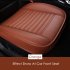 Car Front Seat Cover PU Non slip Car Seat Cushion Cover for Four Seasons black