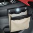 Car Garbage Can Multipurpose Hanging Car Trash Bags Waterproof Trash Can For Car Back Seat Black without light