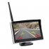 Car HD Built in Wireless Display with Rear Camera Wireless Transmitter black