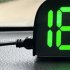 Car HUD Head Up Display Speedometer GPS And BeiDou Dual Chips Large Screen With Sunshade  Overspeed Reminder Function  Vehicles Speed Display Device Black white