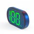 Car HUD Head Up Display GPS Digital Speed Meter Speedometer LED Screen USB Cable Plug   Play Universal For Cars  Trucks  Buses  Electric Scooters green KM H