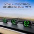 Car HUD Head Up Display GPS Digital Speed Meter Speedometer LED Screen USB Cable Plug   Play Universal For Cars  Trucks  Buses  Electric Scooters green KM H