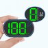 Car HUD Head Up Display GPS Digital Speed Meter Speedometer LED Screen USB Cable Plug   Play Universal For Cars  Trucks  Buses  Electric Scooters green KM H