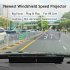 Car HUD Head Up Display GPS Digital Windshield Projector Speed Meter Speedometer With 4 inch LED Backlight Screen Universal For Cars  Trucks  Buses White KM H