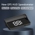 Car HUD Head Up Display GPS Digital Windshield Projector Speed Meter Speedometer With 4 inch LED Backlight Screen Universal For Cars  Trucks  Buses White KM H