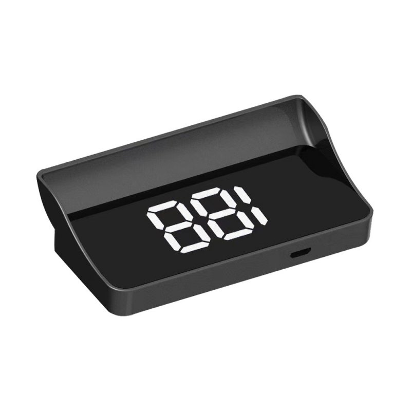 Car HUD Head Up Display GPS Digital Windshield Projector Speed Meter Speedometer With 4-inch LED Backlight Screen Universal For Cars, Trucks, Buses White KM/H