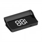Car HUD Head Up Display GPS Digital Windshield Projector Speed Meter Speedometer With 4-inch LED Backlight Screen Universal For Cars, Trucks, Buses White MPH