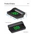 Car HUD Head Up Display GPS Digital Windshield Projector Speed Meter Speedometer With 4 inch LED Backlight Screen Universal For Cars  Trucks  Buses green MPH
