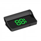 Car HUD Head Up Display GPS Digital Windshield Projector Speed Meter Speedometer With 4-inch LED Backlight Screen Universal For Cars, Trucks, Buses green MPH