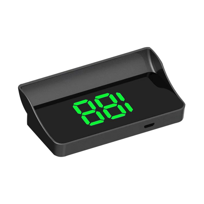 Car HUD Head Up Display GPS Digital Windshield Projector Speed Meter Speedometer With 4-inch LED Backlight Screen Universal For Cars, Trucks, Buses green MPH