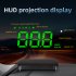 Car HUD Head Up Display GPS HUD Digital Windshield Projector Speed Meter Speedometer Over Speed Fatigued Diving Alarm Universal For Cars  Trucks  Buses as pictu