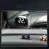 Car HUD Head Up Display Speedometer GPS And BeiDou Dual Chips Large Screen With Sunshade  Overspeed Reminder Function  Vehicles Speed Display Device Black green