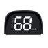 Car HUD Head Up Display Speedometer GPS And BeiDou Dual Chips Large Screen With Sunshade  Overspeed Reminder Function  Vehicles Speed Display Device Black green