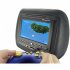 Car Headrest DVD player system with a high quality leather exterior and a super large 7 inch LCD display for letting passengers in the back enjoy   