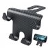 Car Headrest Hook Phone Holder Inner Rear Mount Seat Back Hanger Multi functional Clips Bracket For Bags Hats black