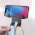 Car Headrest Hook Phone Holder Inner Rear Mount Seat Back Hanger Multi functional Clips Bracket For Bags Hats black