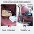 Car Headrest Hook Phone Holder Inner Rear Mount Seat Back Hanger Multi functional Clips Bracket For Bags Hats black