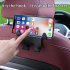 Car Headrest Hook Phone Holder Inner Rear Mount Seat Back Hanger Multi functional Clips Bracket For Bags Hats black
