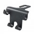 Car Headrest Hook Phone Holder Inner Rear Mount Seat Back Hanger Multi functional Clips Bracket For Bags Hats black