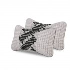 Car Headrest Machine Weaving Ice Silk Headrest Neck Support Summer Head Neck Pillow gray