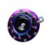 Car Horn 12V Super Loud Universal Grille Horn New Cool Color Scheme Car Motorcycle Modification Electricity Horn Silver