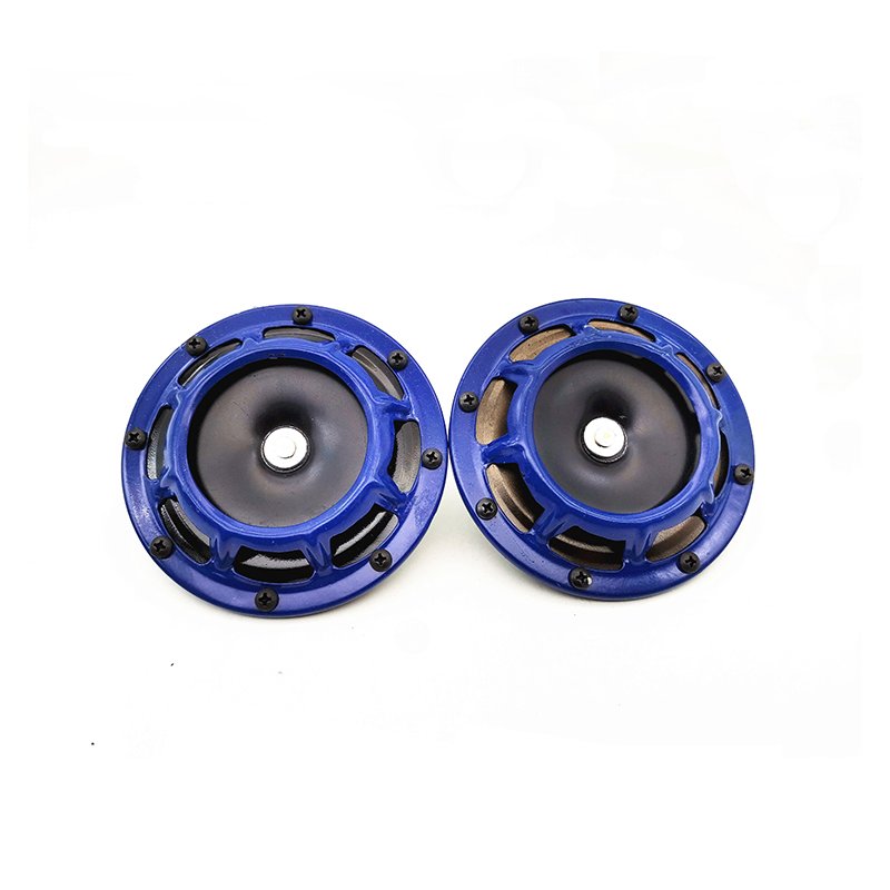 Car Horn 12V Super Loud Universal Grille Horn New Cool Color Scheme Car Motorcycle Modification Electricity Horn blue