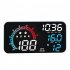Car Hud Head up Display 5 5 Inch Large Screen Universal USB Gps Speed Instrument with Overspeed Alarm Black