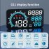 Car Hud Head up Display 5 5 Inch Large Screen Universal USB Gps Speed Instrument with Overspeed Alarm Colorful