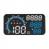 Car Hud Head up Display 5 5 Inch Large Screen Universal USB Gps Speed Instrument with Overspeed Alarm Colorful