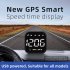 Car Hud Head up Display Gps Speedometer Compass Overspeed Alarm Multi functional Driving Computer Display white light