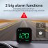Car Hud Head up Display Gps Speedometer Compass Overspeed Alarm Multi functional Driving Computer Display white light