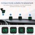 Car Hud Head up Display Gps Speedometer Compass Overspeed Alarm Multi functional Driving Computer Display white light