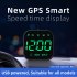 Car Hud Head up Display Gps Speedometer Compass Overspeed Alarm Multi functional Driving Computer Display white light