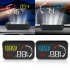 Car Hud Head up Display M10 Hd Windshield Projector Obd Overspeed Warning Multifunction Driving Safety Modified Parts blue and white